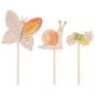 Preview: 3 Blumenstecker zum Anmalen Preview: 3 Blumenstecker zum Anmalen