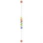 Preview: Farbspirale mit Holz Blumen Regenbogen