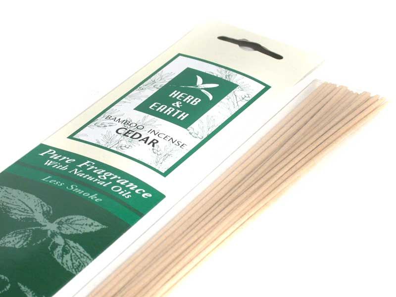 Räucherstäbchen Weihrauch Zedernholz Herb & Earth