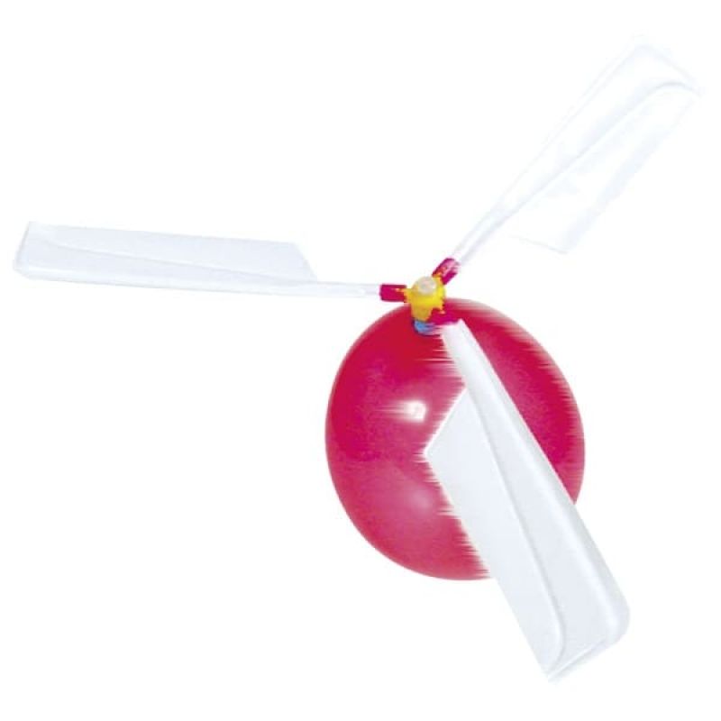 Ballonhelikopter mit 2 Luftballons