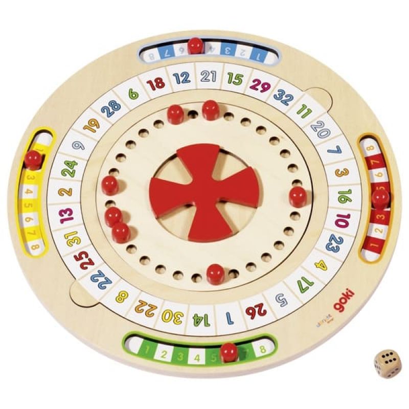 Brettspiel Wortmühle [Zahlenmühle] | Holz