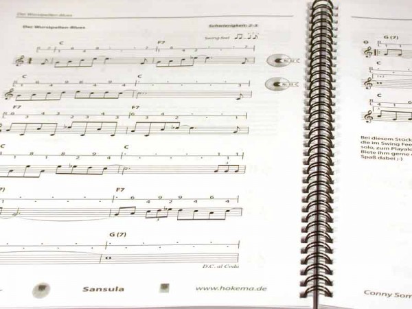 Sansula Noten spielen NotenBücher Lehrbücher