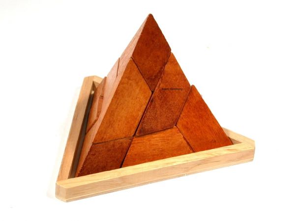 Logik | Pyramide | Holz 5 Teile
