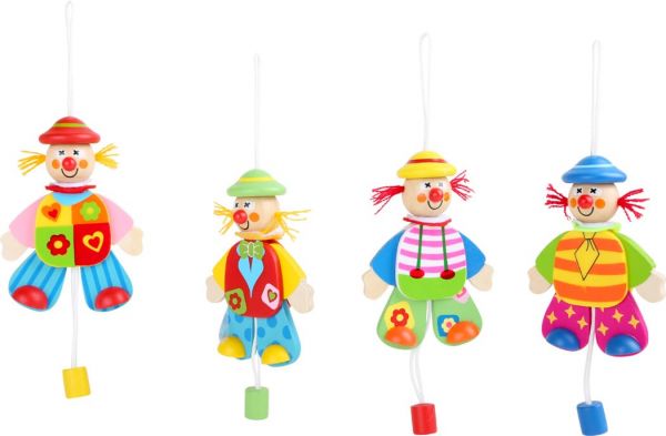 Hampelmänner Clown | Holz