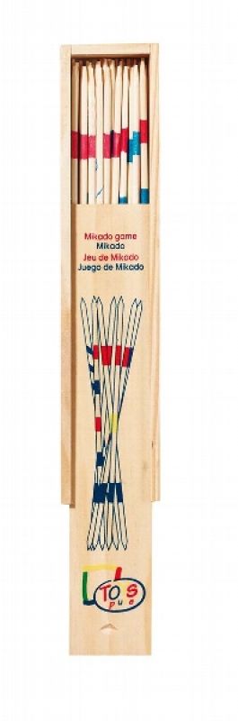 Mikado | Mikadospiel im Holzkasten  | Holz 18 cm