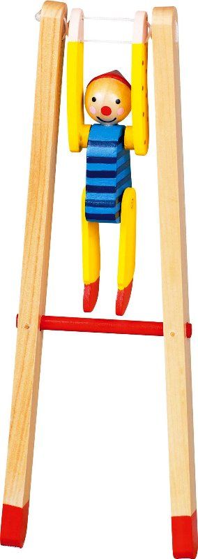 Reckturner Clown Linoh ✔ Motorik-Holz-Spielzeug