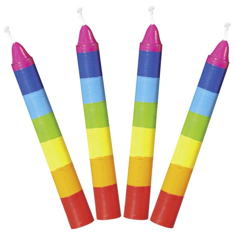 Geburtstagskerzen | Set Regenbogen