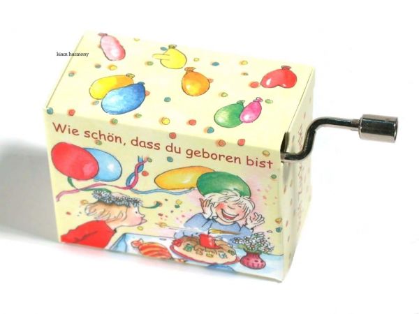 Spieluhr | Wie schön, das du geboren bist