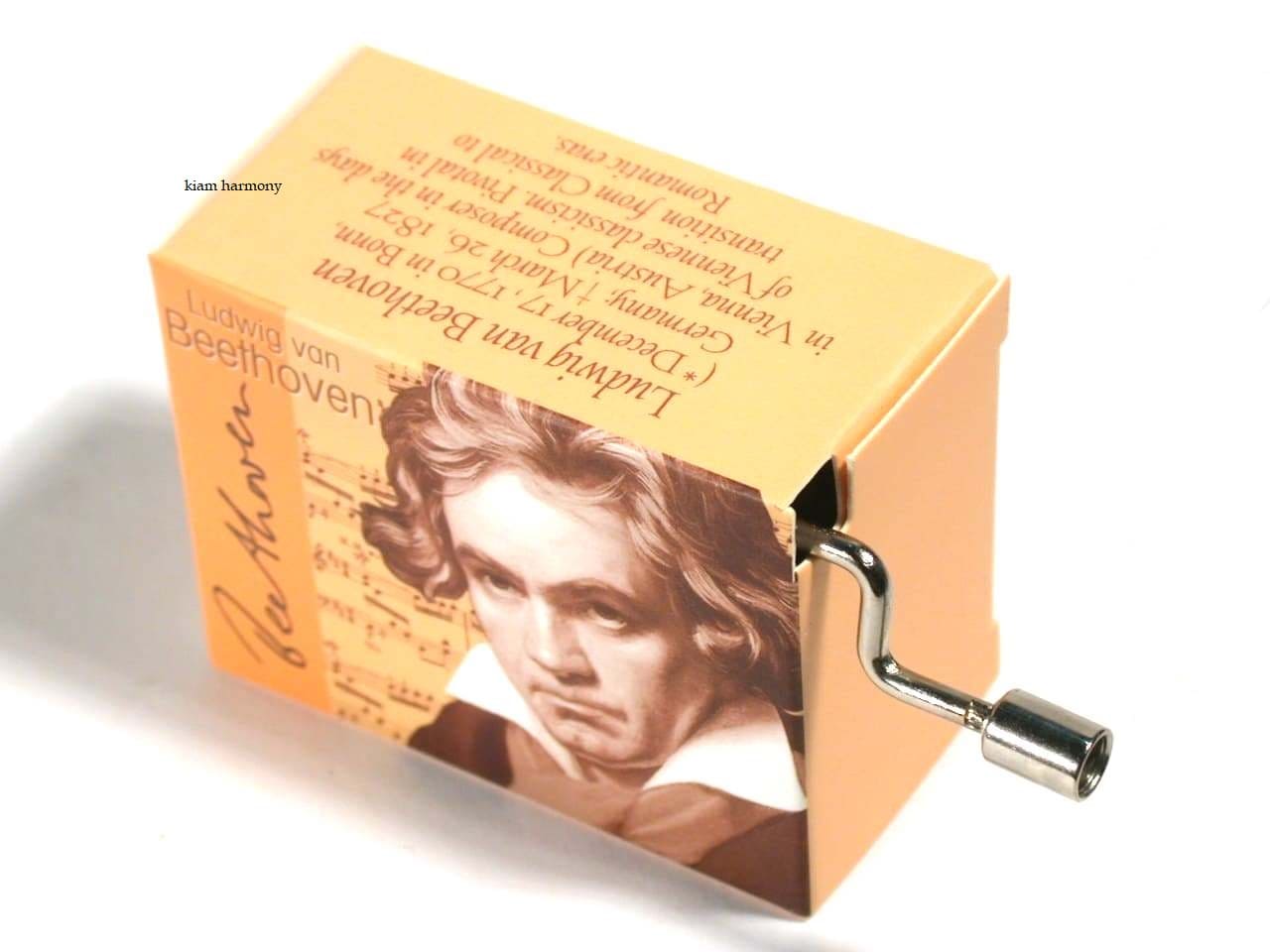 Fridolin Spieluhr Beethoven 'Für Elise' - Mit Mona Lisa Motiv, Auf Resonanzholz