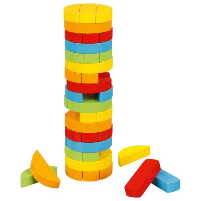 Balancierspiel | Wackelturm | Holz | Rund Balancierspiel | Wackelturm | Holz | Rund