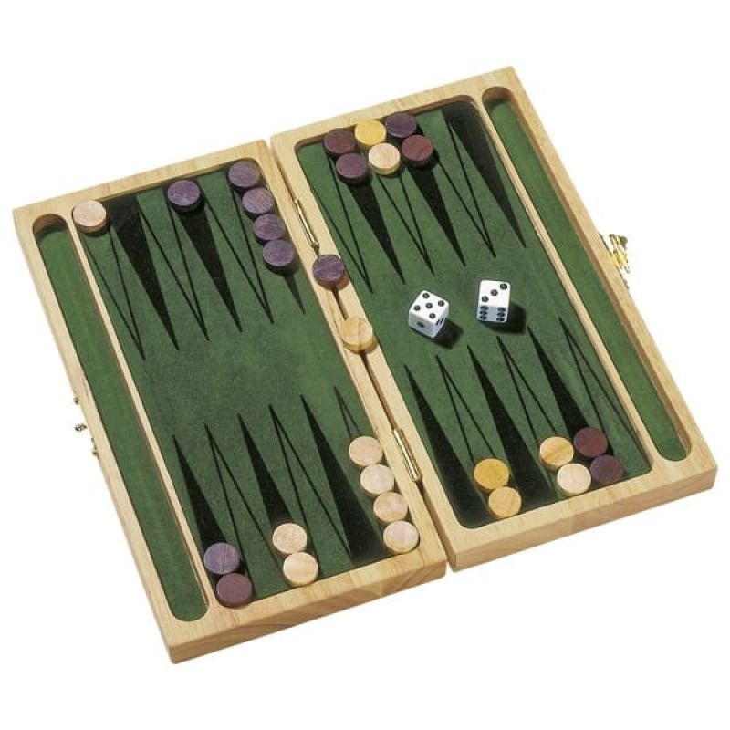 Backgammon | Holz Reisespiel