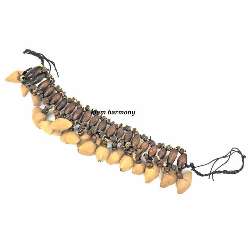 Samen Fußband · Tobillerarassel · Fußkette aus Kenaki,