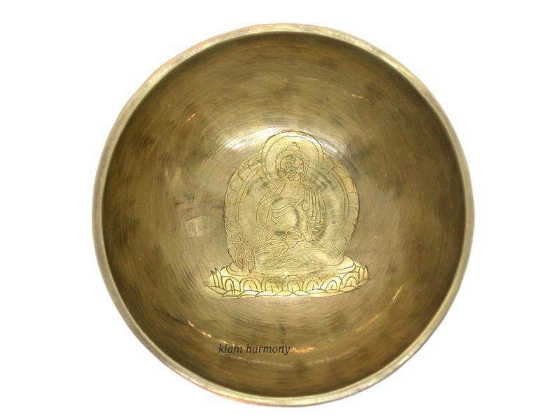 Klangschale Ton A Ξ Thetawelle 308g | ☽ Sidirischer Mond | Buddha