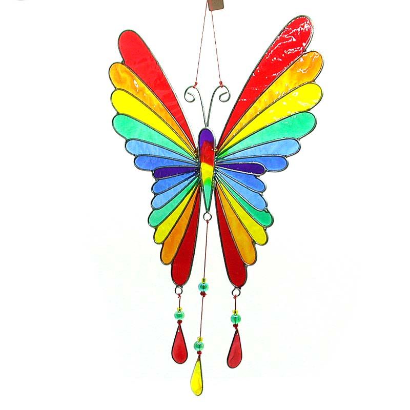 Suncatcher | Regenbogenfarbener Schmetterling Suncatcher | Regenbogenfarbener Schmetterling