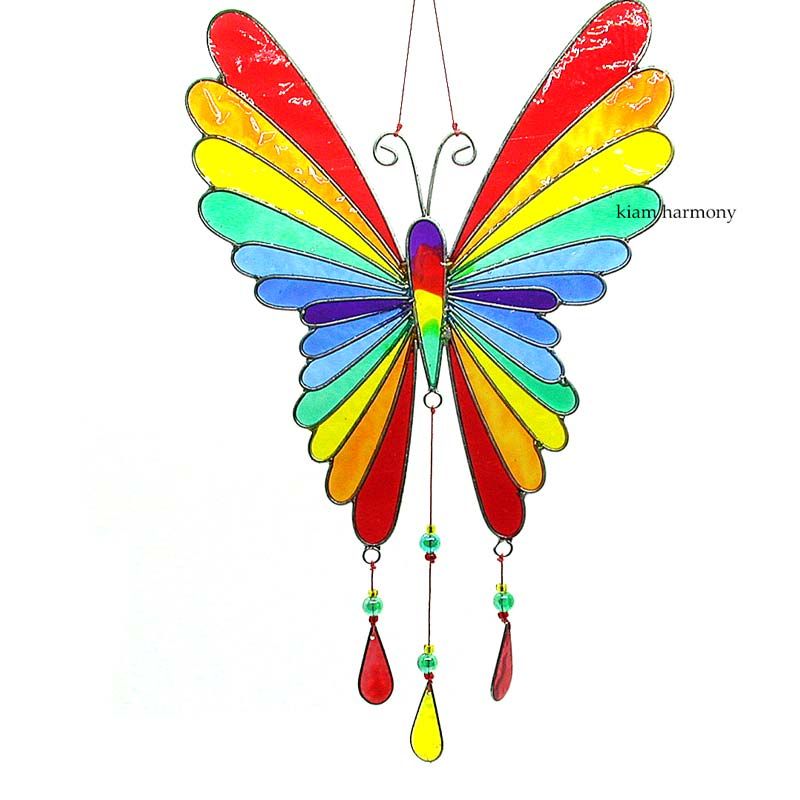 Suncatcher | schmetterlinge Regenbogenfarbener Schmetterling Suncatcher | schmetterlinge Regenbogenfarbener Schmetterling