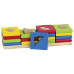 Sortierspiel | Die 4 Türme | Holz